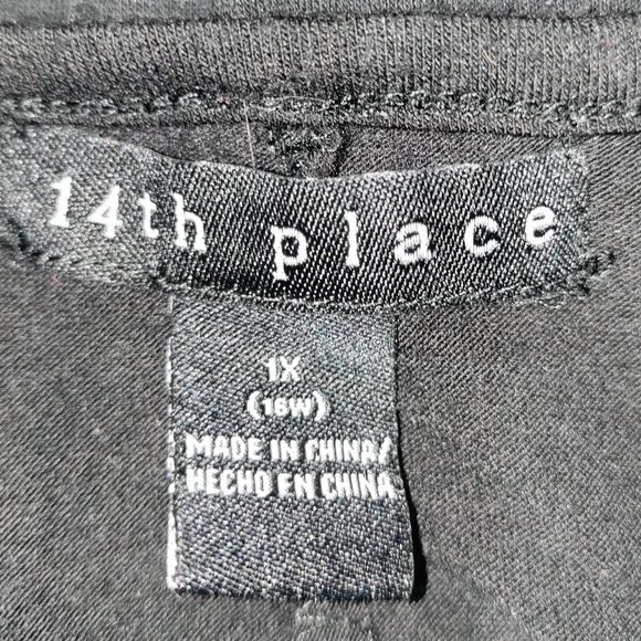 14th Place - Soft and Comfy Black Blouse - Picture 8 of 8